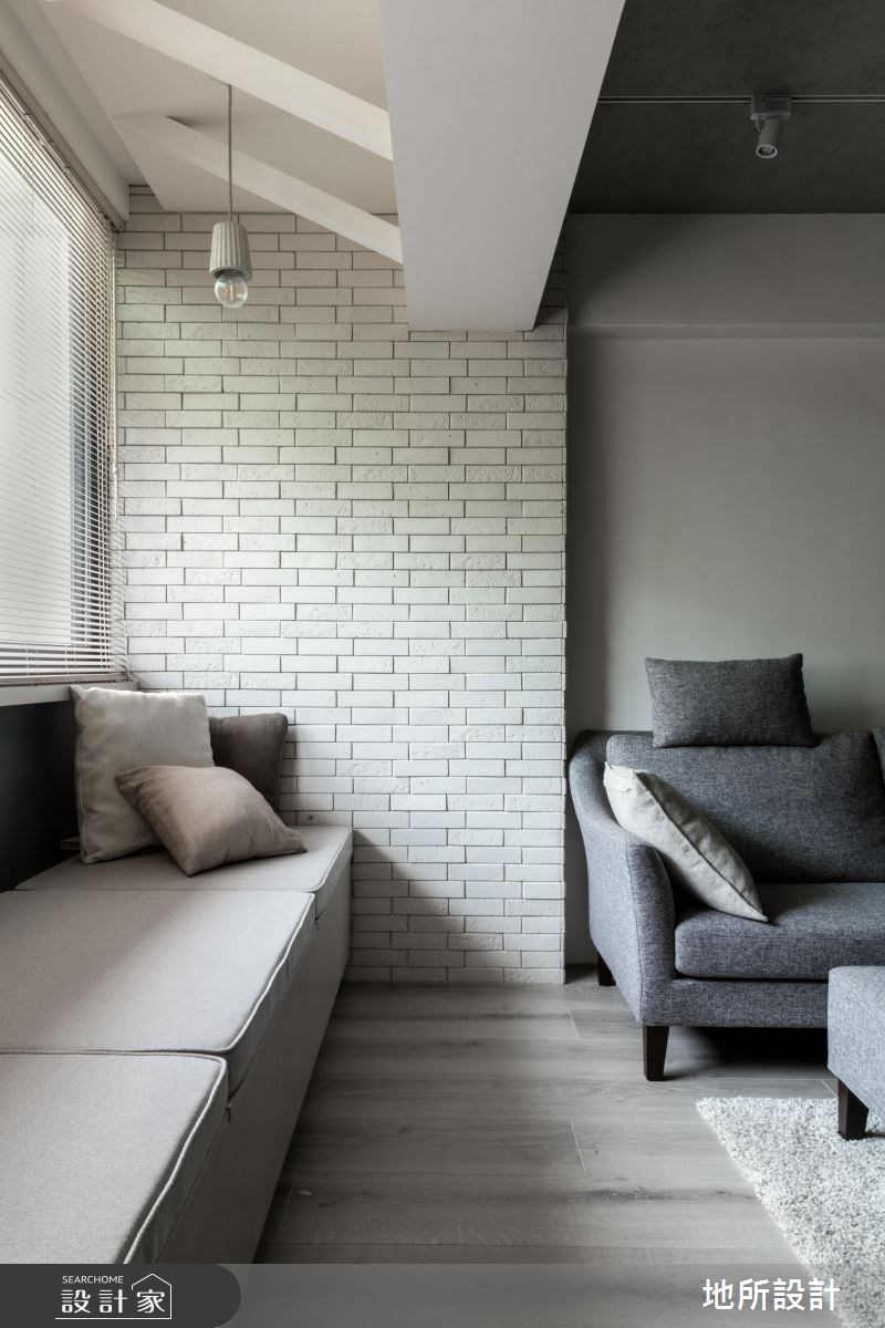 31坪老屋(16~30年)＿現代風客廳臥榻案例圖片＿地所設計有限公司＿地所_22之5