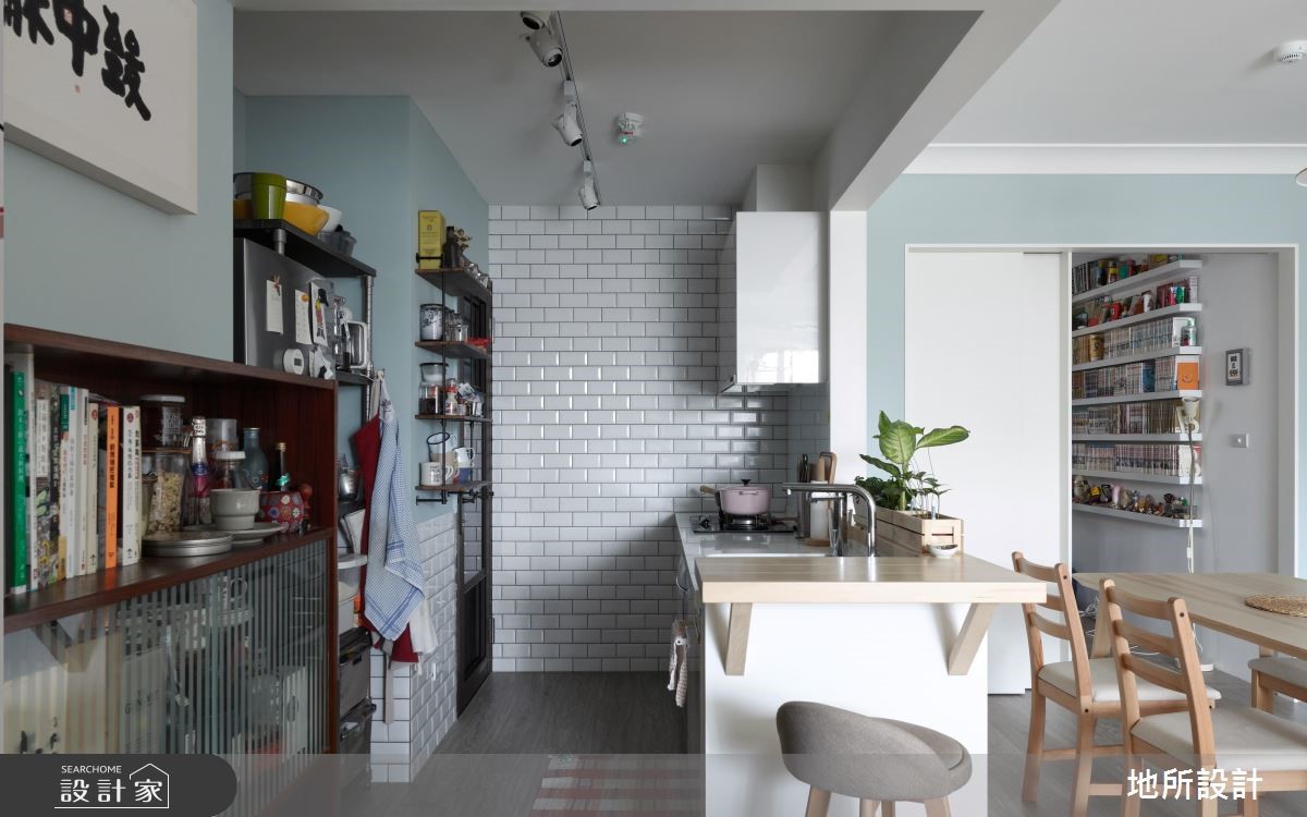 20坪新成屋(5年以下)＿北歐風廚房案例圖片＿地所設計有限公司＿地所_28之8