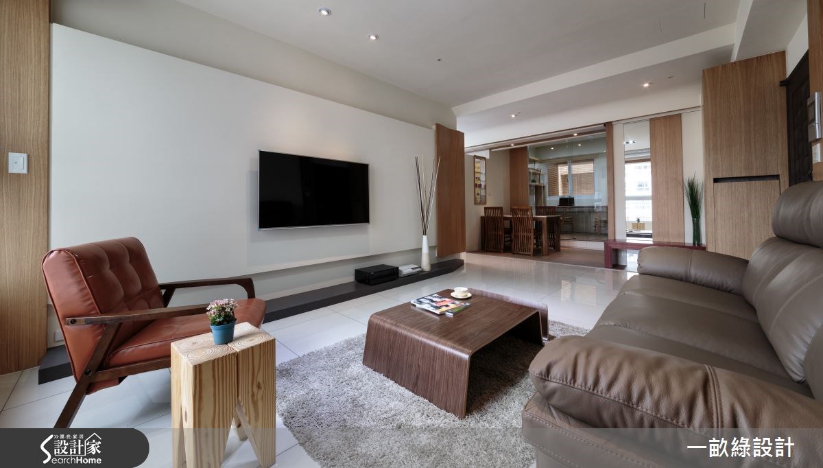 22坪新成屋(5年以下)＿現代風客廳案例圖片＿一畝綠設計＿一畝綠_02之2