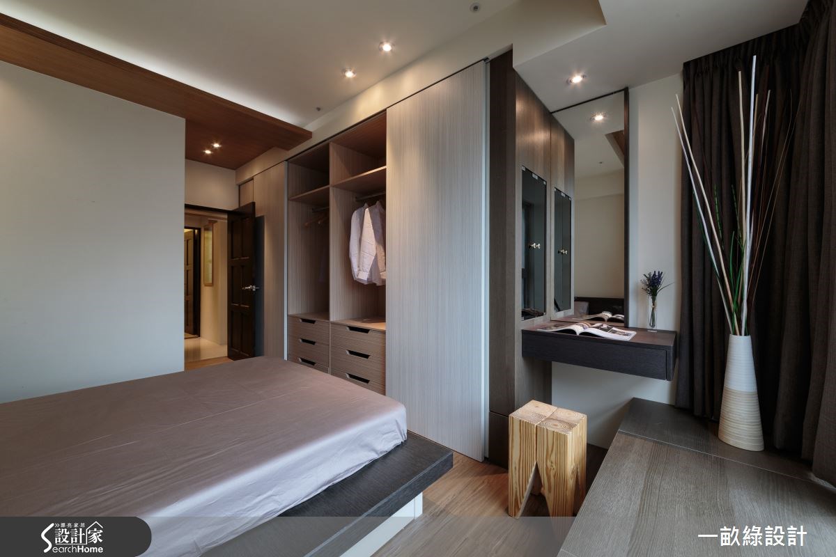 22坪新成屋(5年以下)＿現代風臥室案例圖片＿一畝綠設計＿一畝綠_02之10