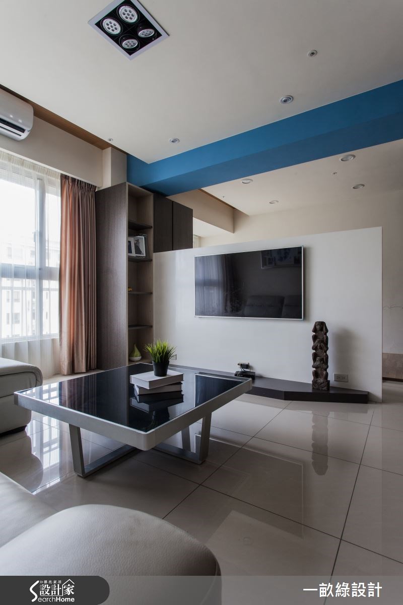 28坪新成屋(5年以下)＿現代風客廳案例圖片＿一畝綠設計＿一畝綠_03之1