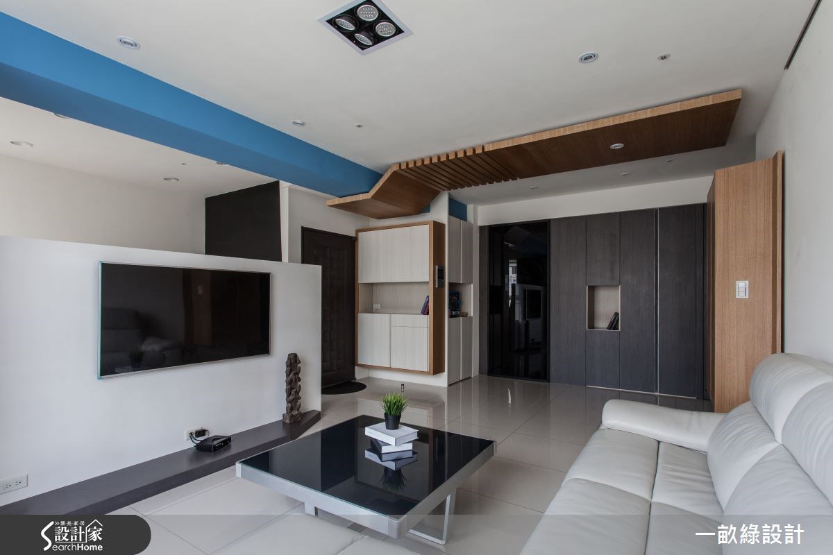 28坪新成屋(5年以下)＿現代風客廳案例圖片＿一畝綠設計＿一畝綠_03之7