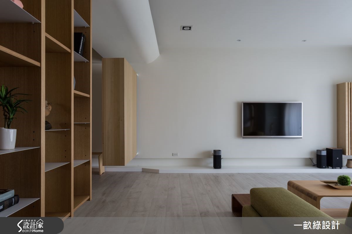 40坪新成屋(5年以下)＿現代風客廳案例圖片＿一畝綠設計＿一畝綠_05之5
