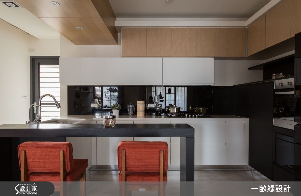 40坪新成屋(5年以下)＿現代風吧檯案例圖片＿一畝綠設計＿一畝綠_05之11