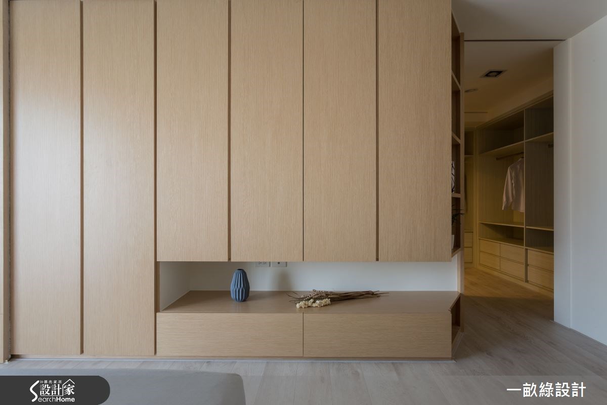 40坪新成屋(5年以下)＿現代風臥室案例圖片＿一畝綠設計＿一畝綠_05之17