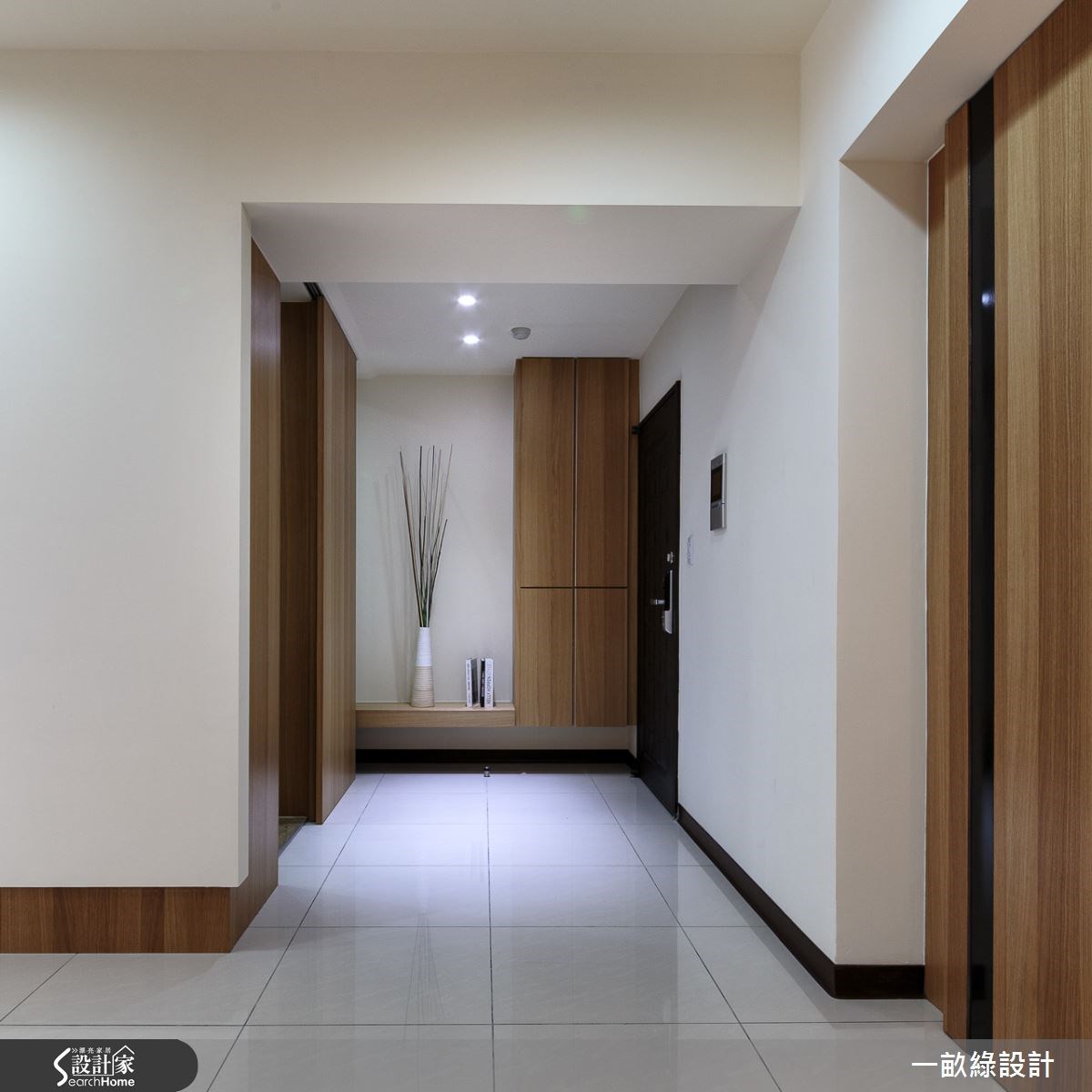 28坪新成屋(5年以下)＿現代風玄關案例圖片＿一畝綠設計＿一畝綠_01之1