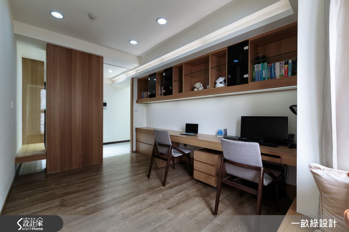 28坪新成屋(5年以下)＿現代風書房案例圖片＿一畝綠設計＿一畝綠_01之3