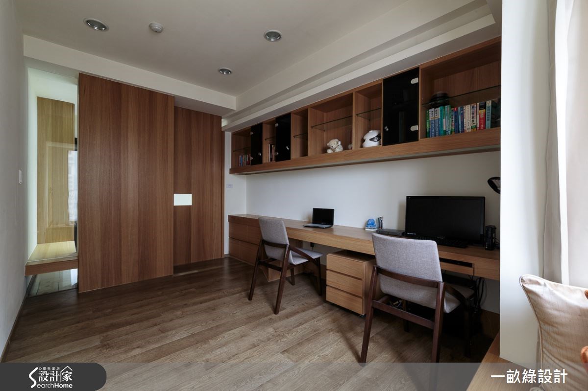 28坪新成屋(5年以下)＿現代風書房案例圖片＿一畝綠設計＿一畝綠_01之4