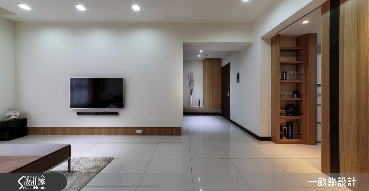 28坪新成屋(5年以下)＿現代風客廳案例圖片＿一畝綠設計＿一畝綠_01之5