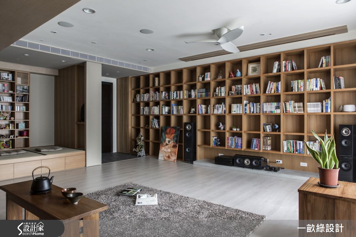40坪新成屋(5年以下)＿現代風客廳臥榻案例圖片＿一畝綠設計＿一畝綠_07之3