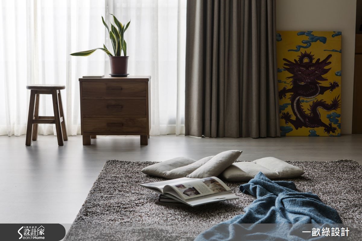 40坪新成屋(5年以下)＿現代風客廳案例圖片＿一畝綠設計＿一畝綠_07之5