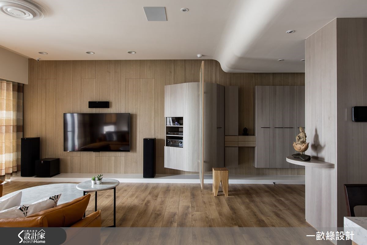 30坪新成屋(5年以下)＿現代風客廳案例圖片＿一畝綠設計＿一畝綠_11之1