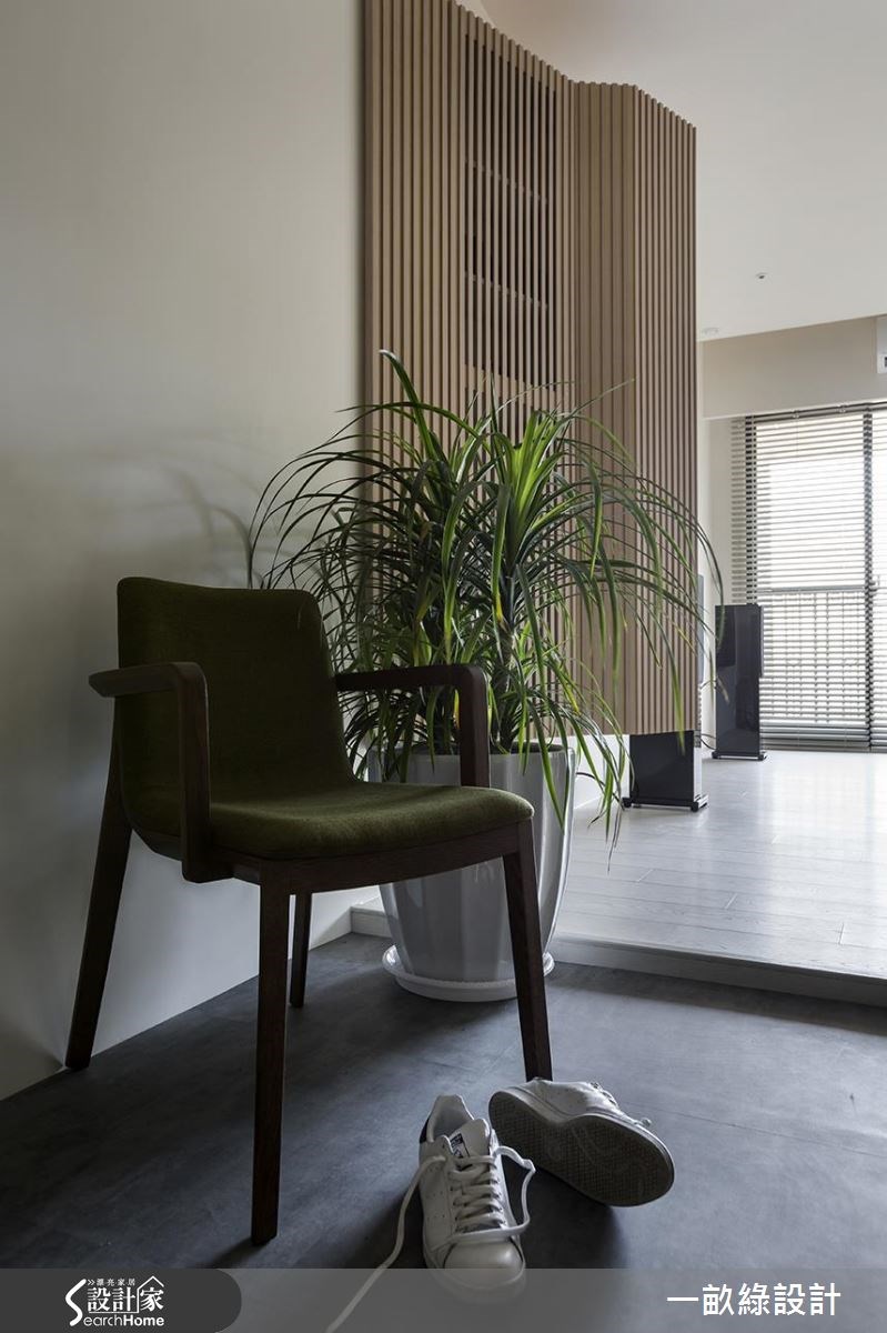 30坪新成屋(5年以下)＿現代風玄關案例圖片＿一畝綠設計＿一畝綠_13之1