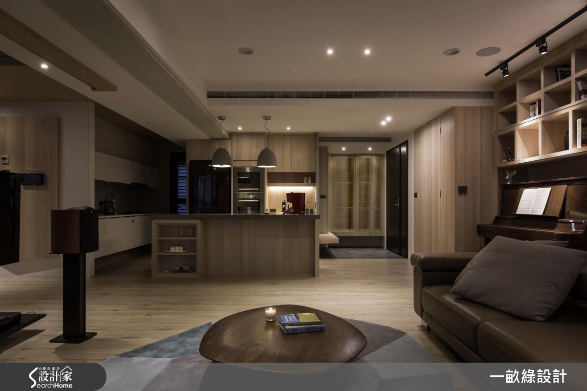 35坪新成屋(5年以下)＿現代風客廳案例圖片＿一畝綠設計＿一畝綠_15之4