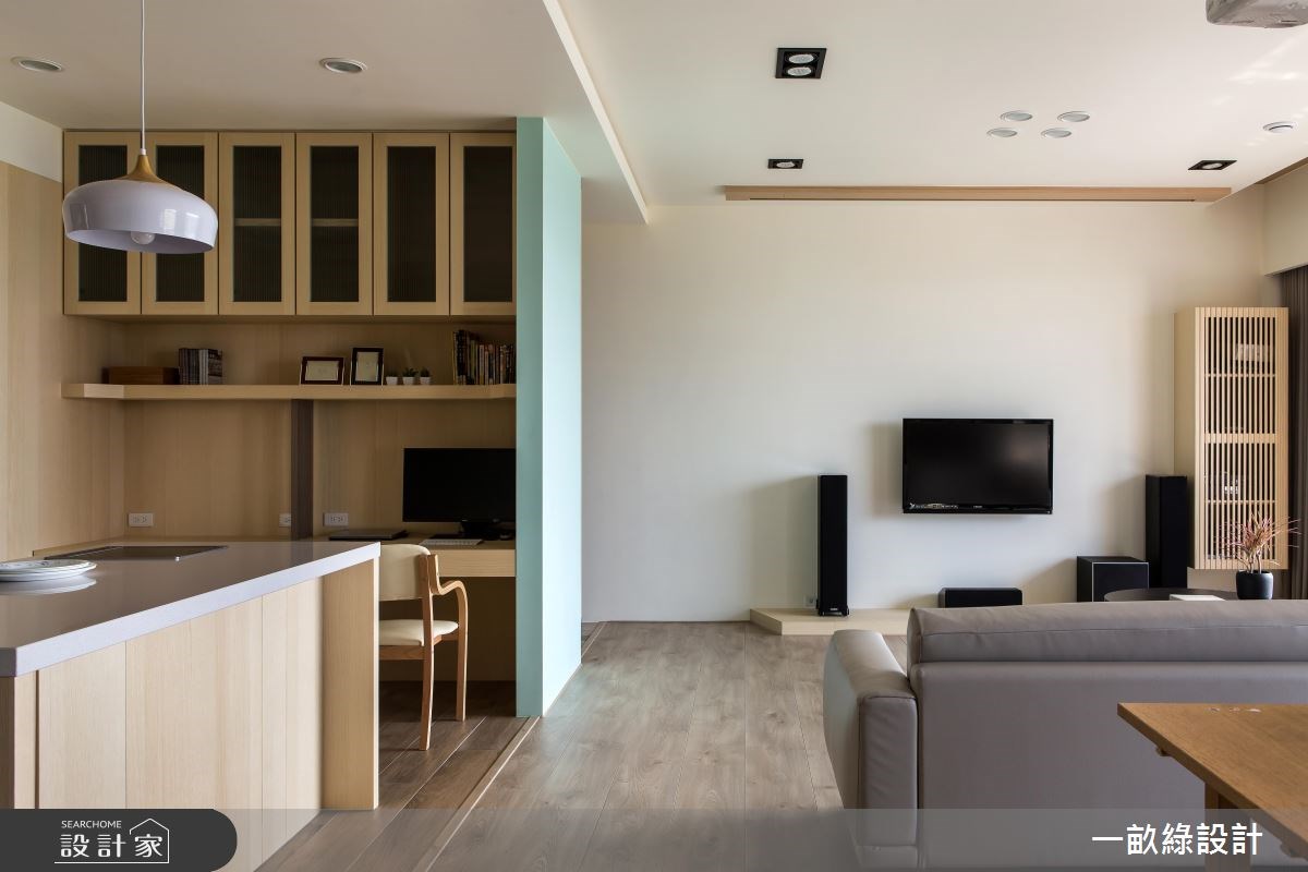 30坪新成屋(5年以下)＿現代風客廳吧檯案例圖片＿一畝綠設計＿一畝綠_17之8