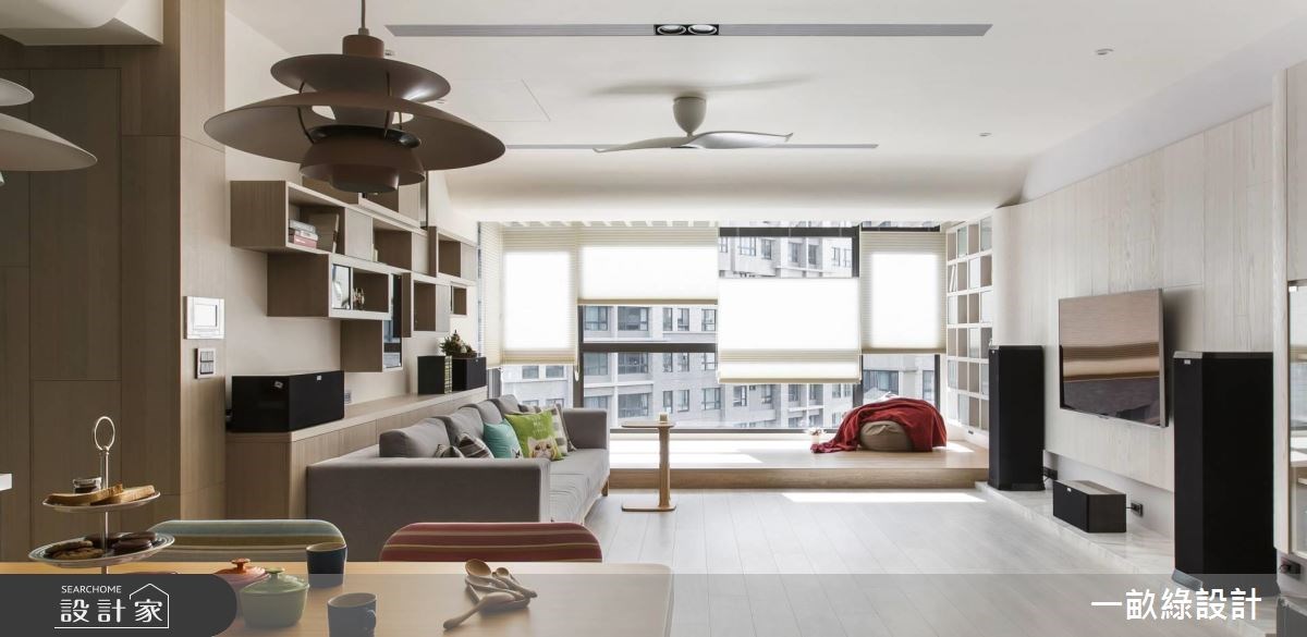 45坪中古屋(5~15年)＿現代風客廳案例圖片＿一畝綠設計＿一畝綠_18之2