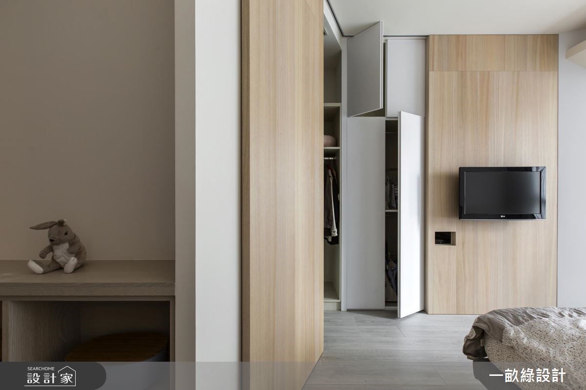 45坪中古屋(5~15年)＿現代風臥室案例圖片＿一畝綠設計＿一畝綠_18之13