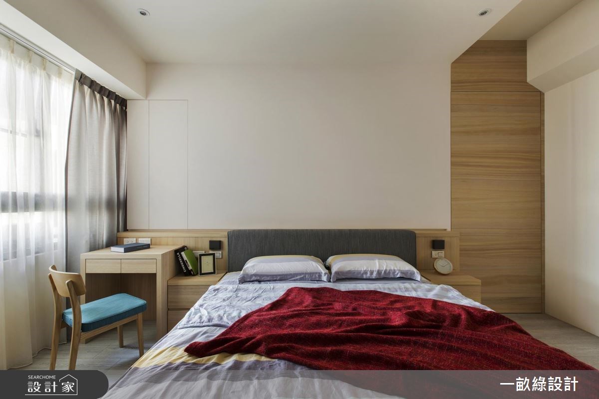 45坪中古屋(5~15年)＿現代風臥室案例圖片＿一畝綠設計＿一畝綠_18之155