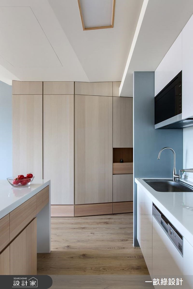 25坪新成屋(5年以下)＿現代風廚房吧檯案例圖片＿一畝綠設計＿一畝綠_19之7