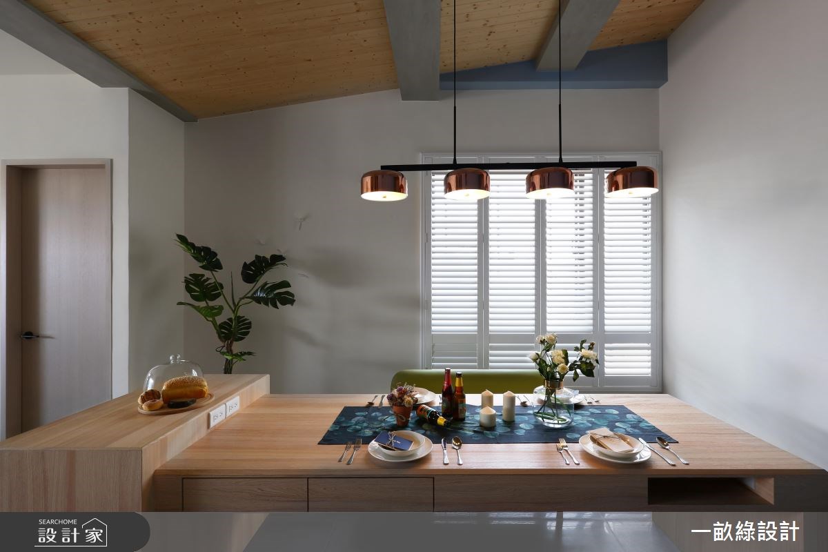 40坪新成屋(5年以下)＿現代風餐廳案例圖片＿一畝綠設計＿一畝綠_20之10