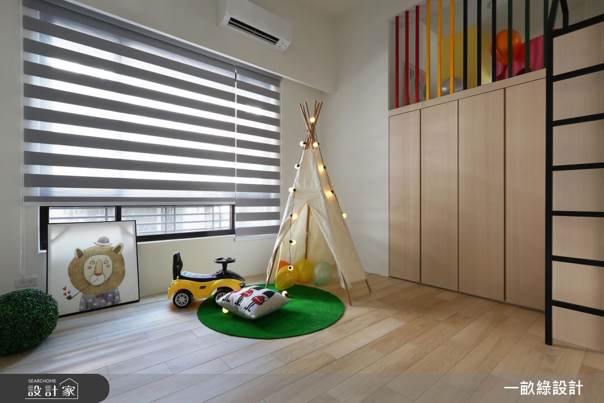 40坪新成屋(5年以下)＿現代風兒童房兒童房案例圖片＿一畝綠設計＿一畝綠_20之19