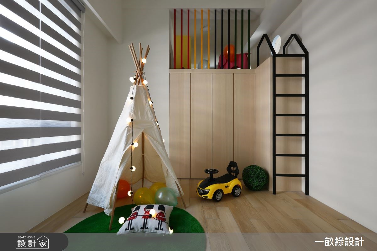 40坪新成屋(5年以下)＿現代風兒童房兒童房案例圖片＿一畝綠設計＿一畝綠_20之20