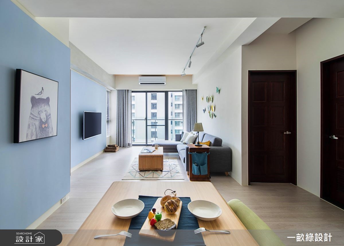 30坪新成屋(5年以下)＿現代風客廳案例圖片＿一畝綠設計＿一畝綠_22之2