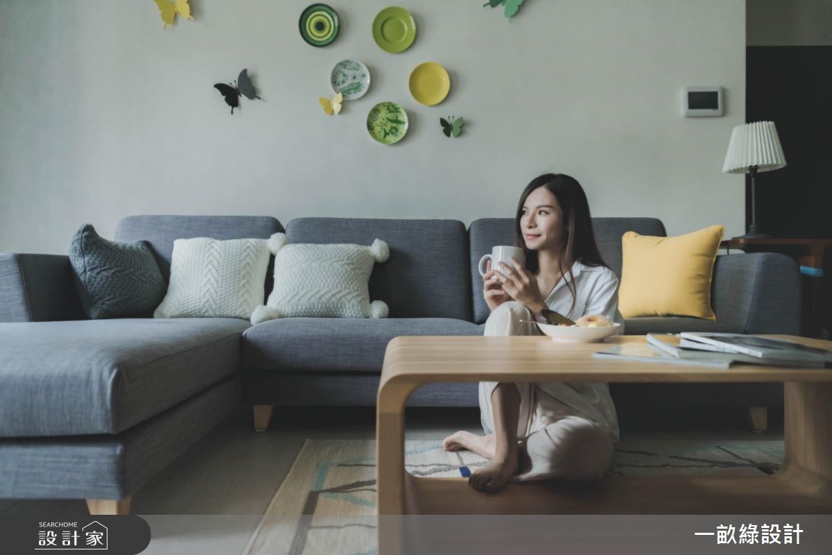 30坪新成屋(5年以下)＿現代風客廳案例圖片＿一畝綠設計＿一畝綠_22之4