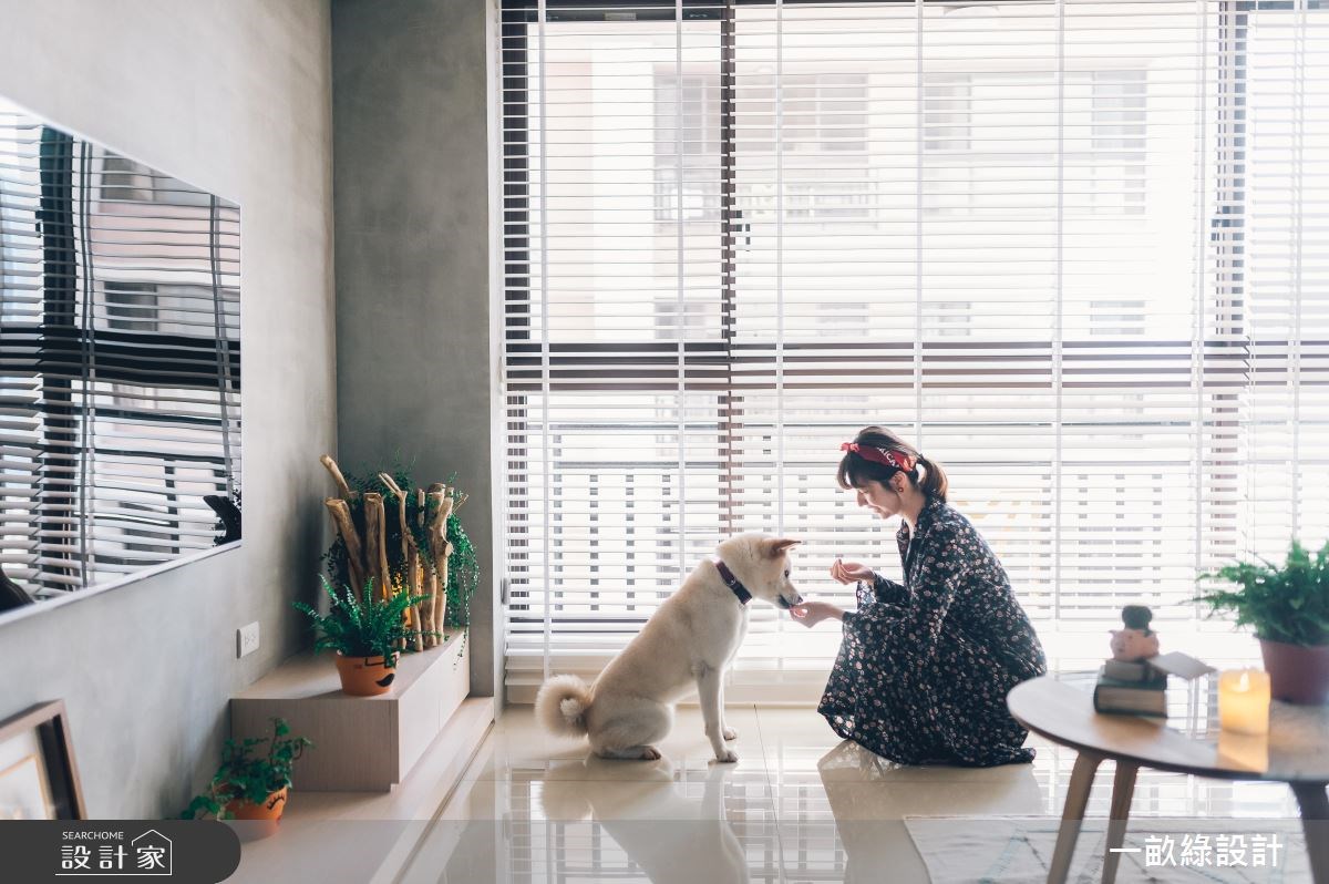 20坪新成屋(5年以下)＿現代風客廳案例圖片＿一畝綠設計＿一畝綠_23之3