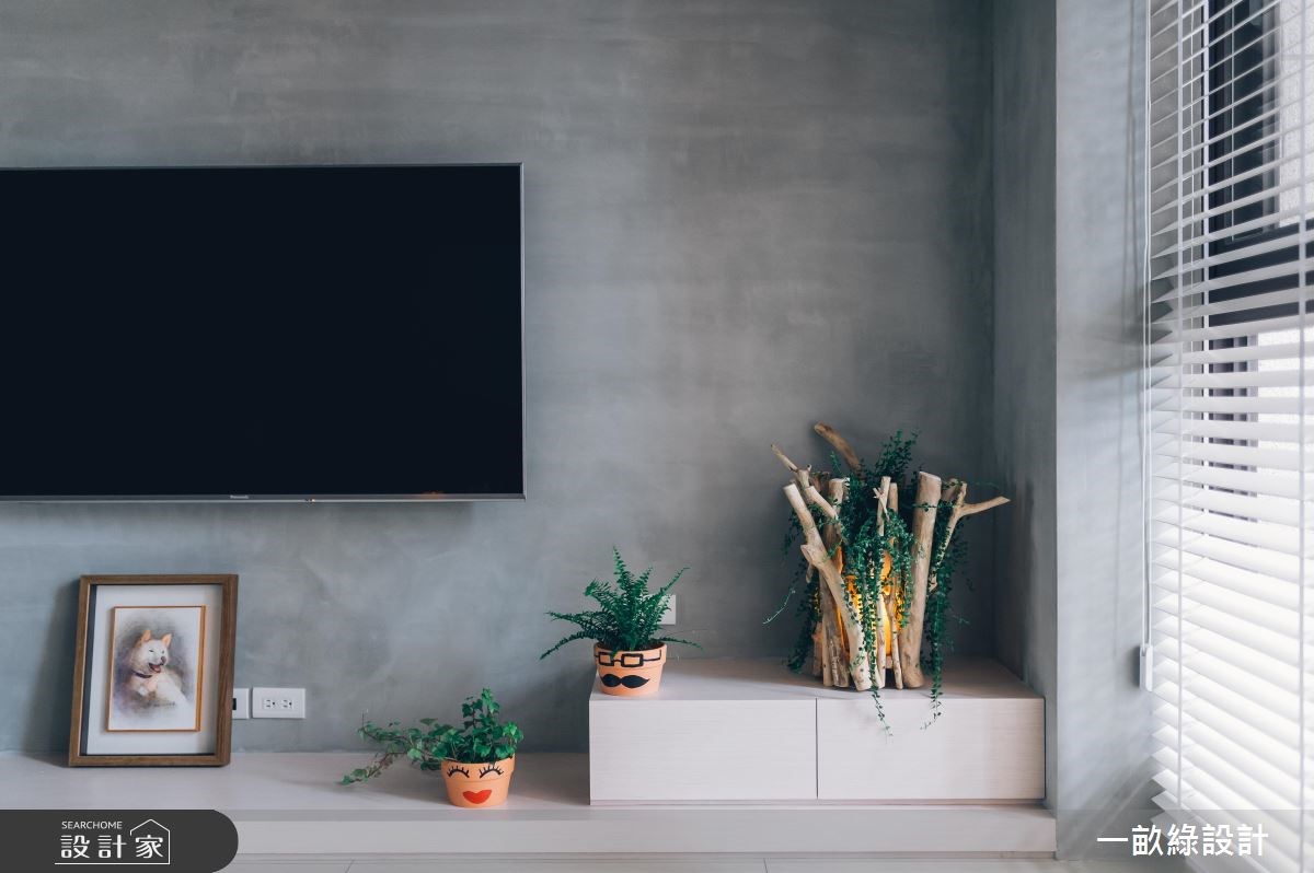 20坪新成屋(5年以下)＿現代風客廳案例圖片＿一畝綠設計＿一畝綠_23之4