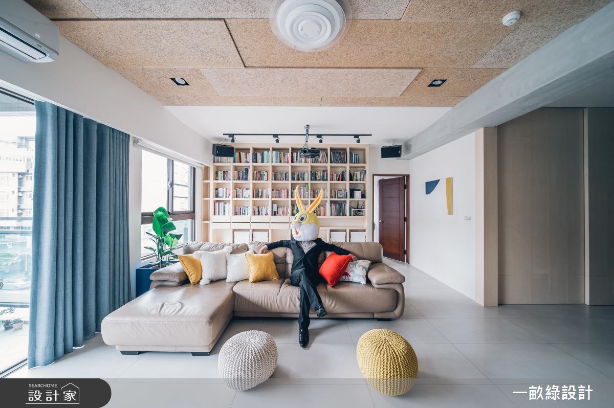35坪新成屋(5年以下)＿現代風客廳案例圖片＿一畝綠設計＿一畝綠_27之2