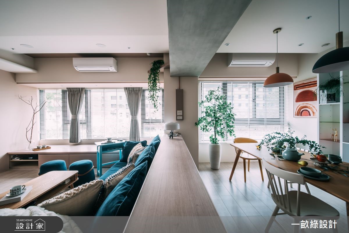 40坪新成屋(5年以下)＿休閒風客廳餐廳案例圖片＿一畝綠設計＿一畝綠_28之4