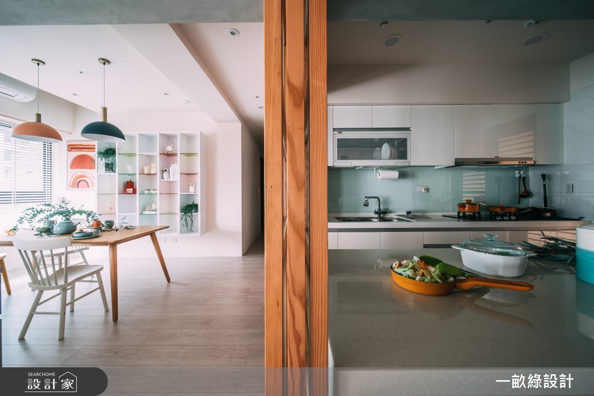 40坪新成屋(5年以下)＿休閒風餐廳廚房案例圖片＿一畝綠設計＿一畝綠_28之7