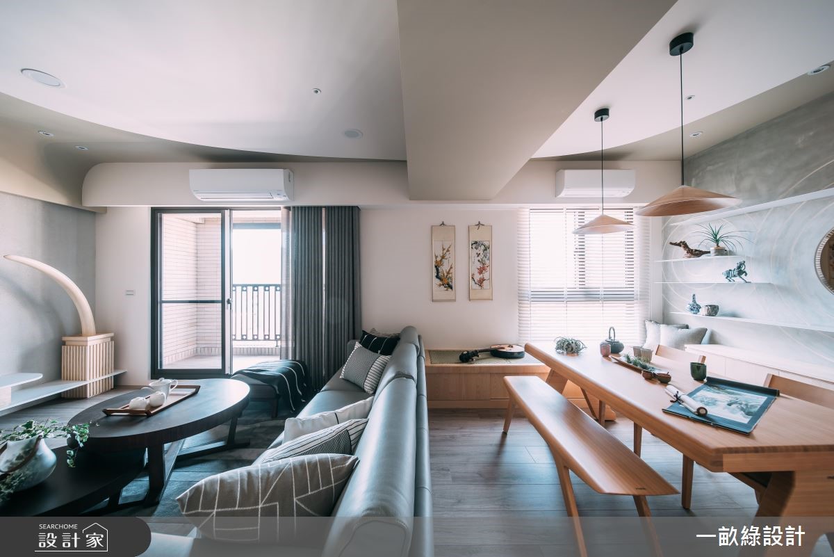 45坪新成屋(5年以下)＿混搭風客廳書房案例圖片＿一畝綠設計＿一畝綠_30之6