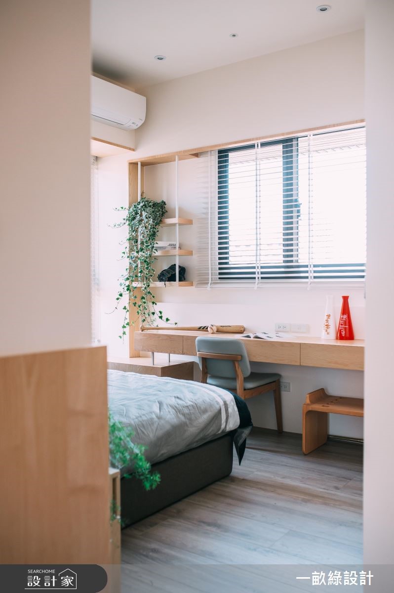 45坪新成屋(5年以下)＿混搭風臥室案例圖片＿一畝綠設計＿一畝綠_30之12