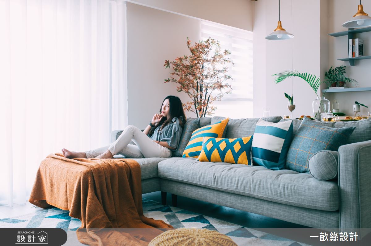 20坪新成屋(5年以下)＿休閒風客廳案例圖片＿一畝綠設計＿一畝綠_32之10