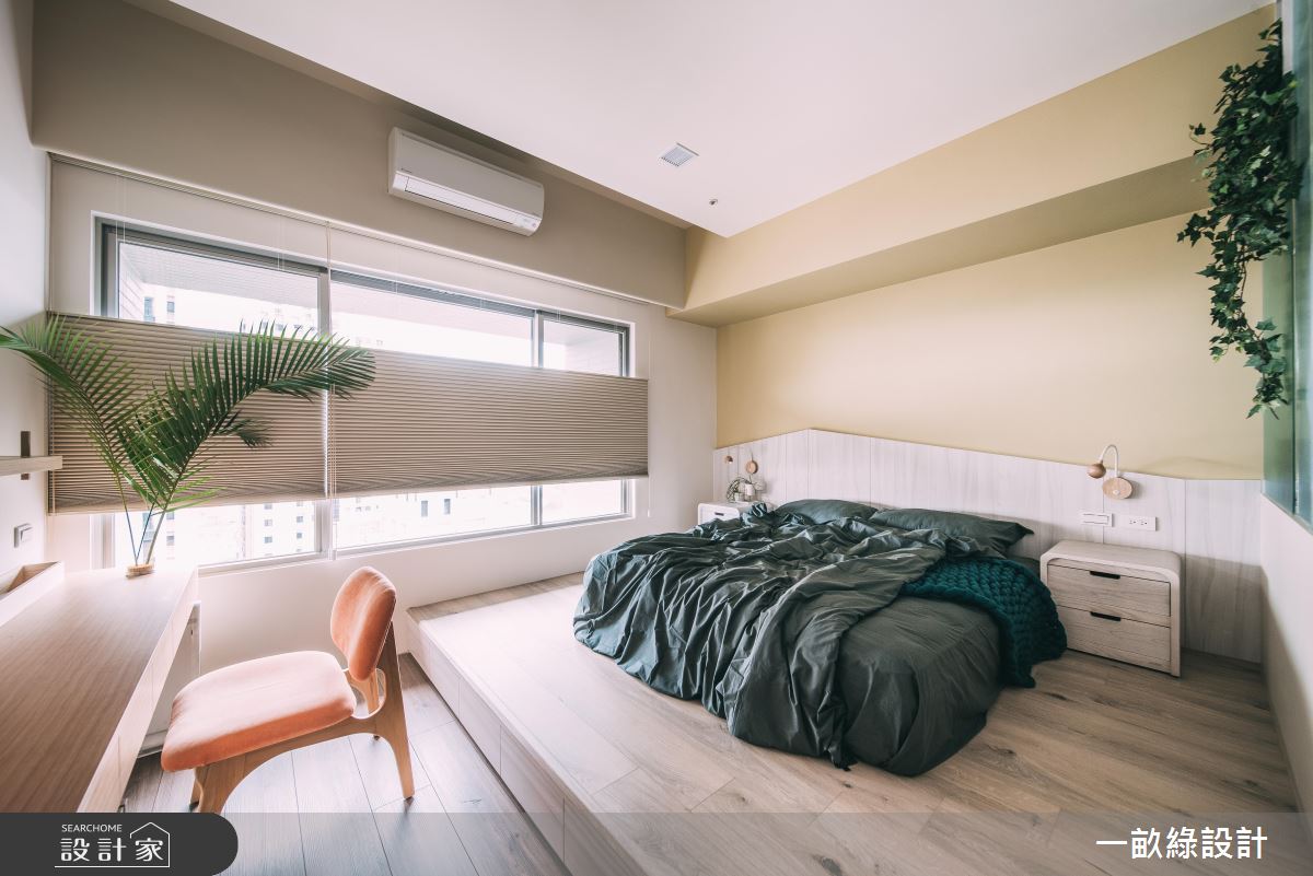 35坪新成屋(5年以下)＿休閒風臥室案例圖片＿一畝綠設計＿一畝綠_33之5082