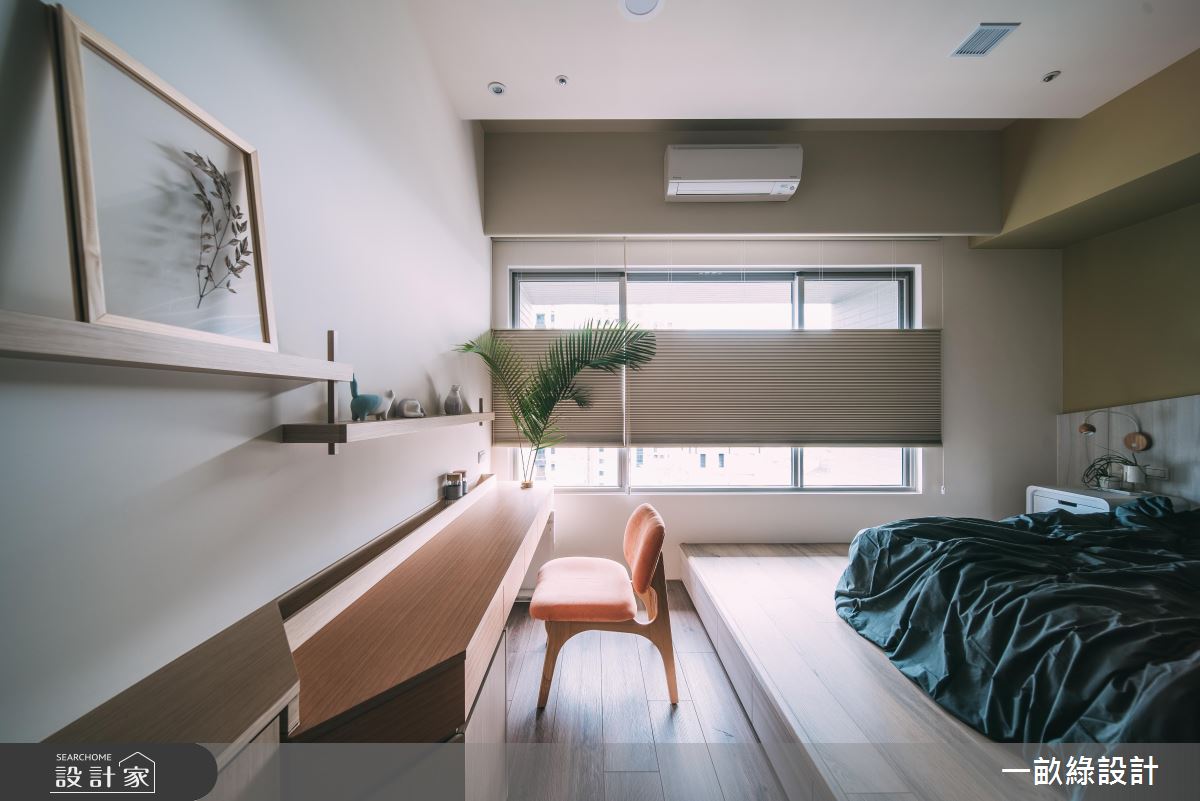 35坪新成屋(5年以下)＿休閒風臥室案例圖片＿一畝綠設計＿一畝綠_33之19