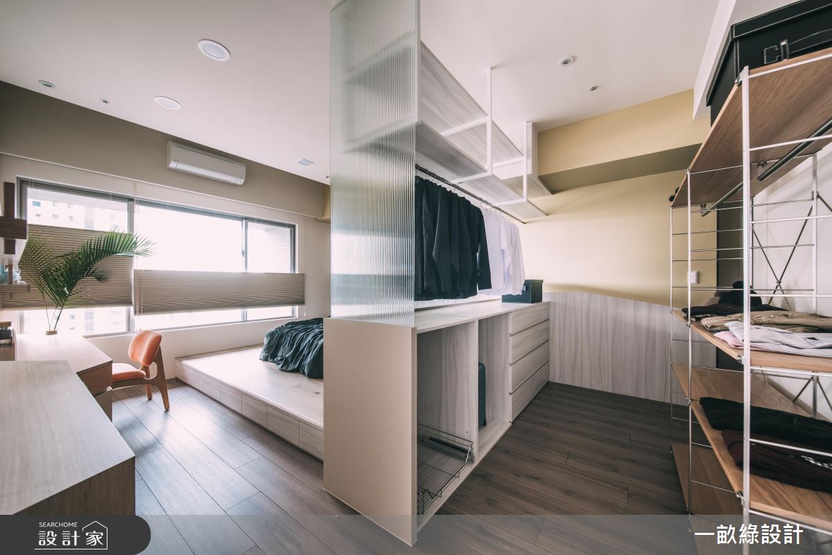 35坪新成屋(5年以下)＿休閒風臥室案例圖片＿一畝綠設計＿一畝綠_33之21