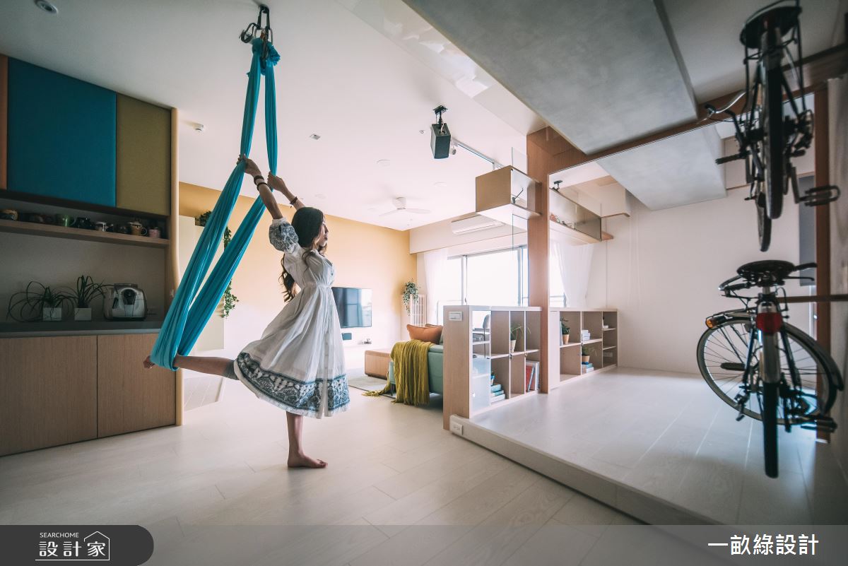 35坪新成屋(5年以下)＿休閒風家庭健身房多功能室案例圖片＿一畝綠設計＿一畝綠_33之13