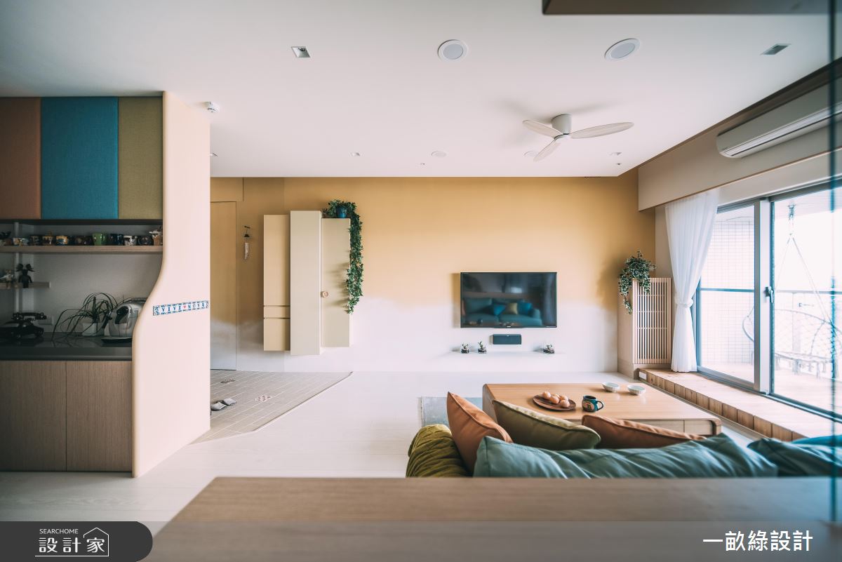 35坪新成屋(5年以下)＿休閒風客廳案例圖片＿一畝綠設計＿一畝綠_33之1