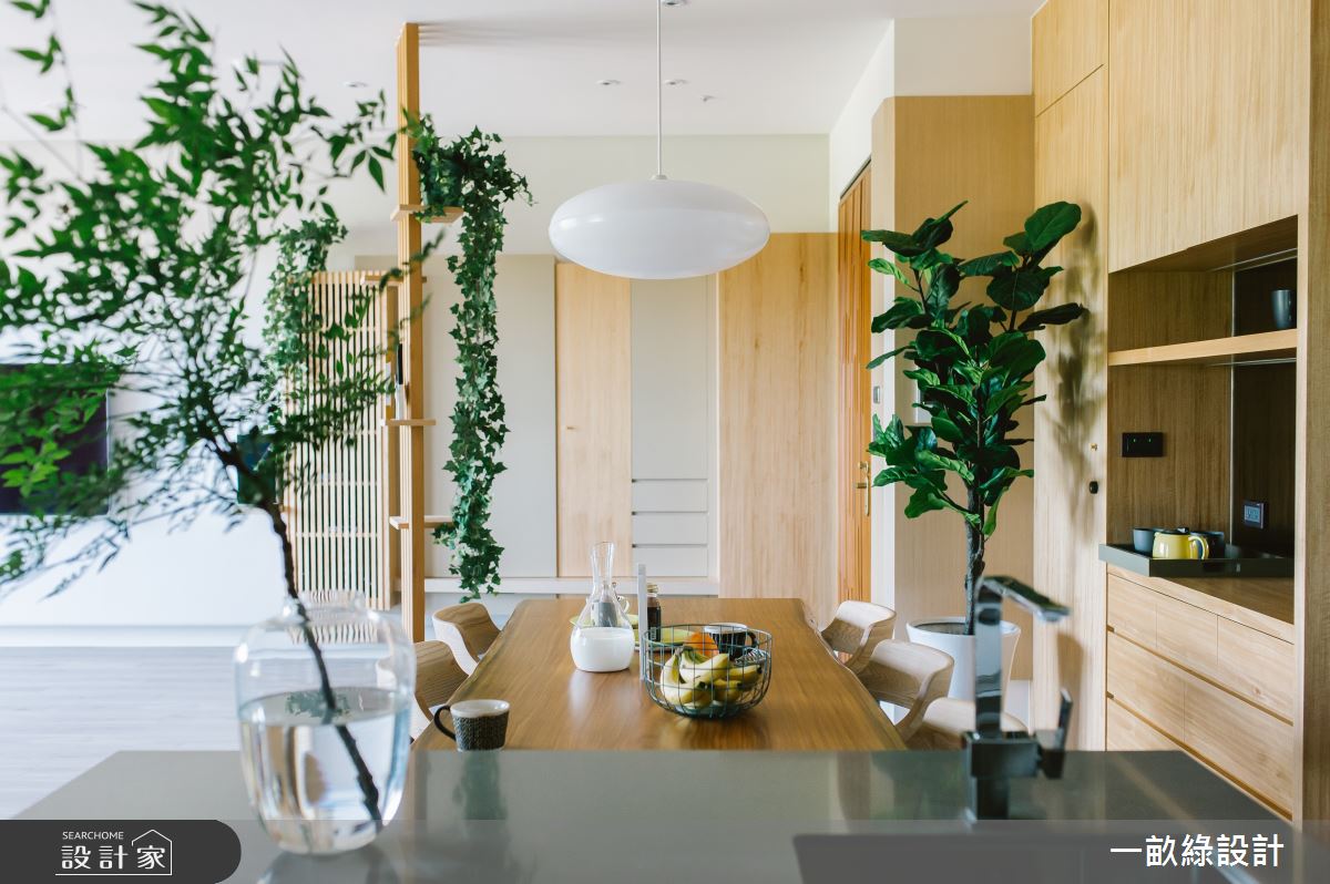 30坪預售屋＿日式無印風餐廳中島案例圖片＿一畝綠設計＿一畝綠_36之5
