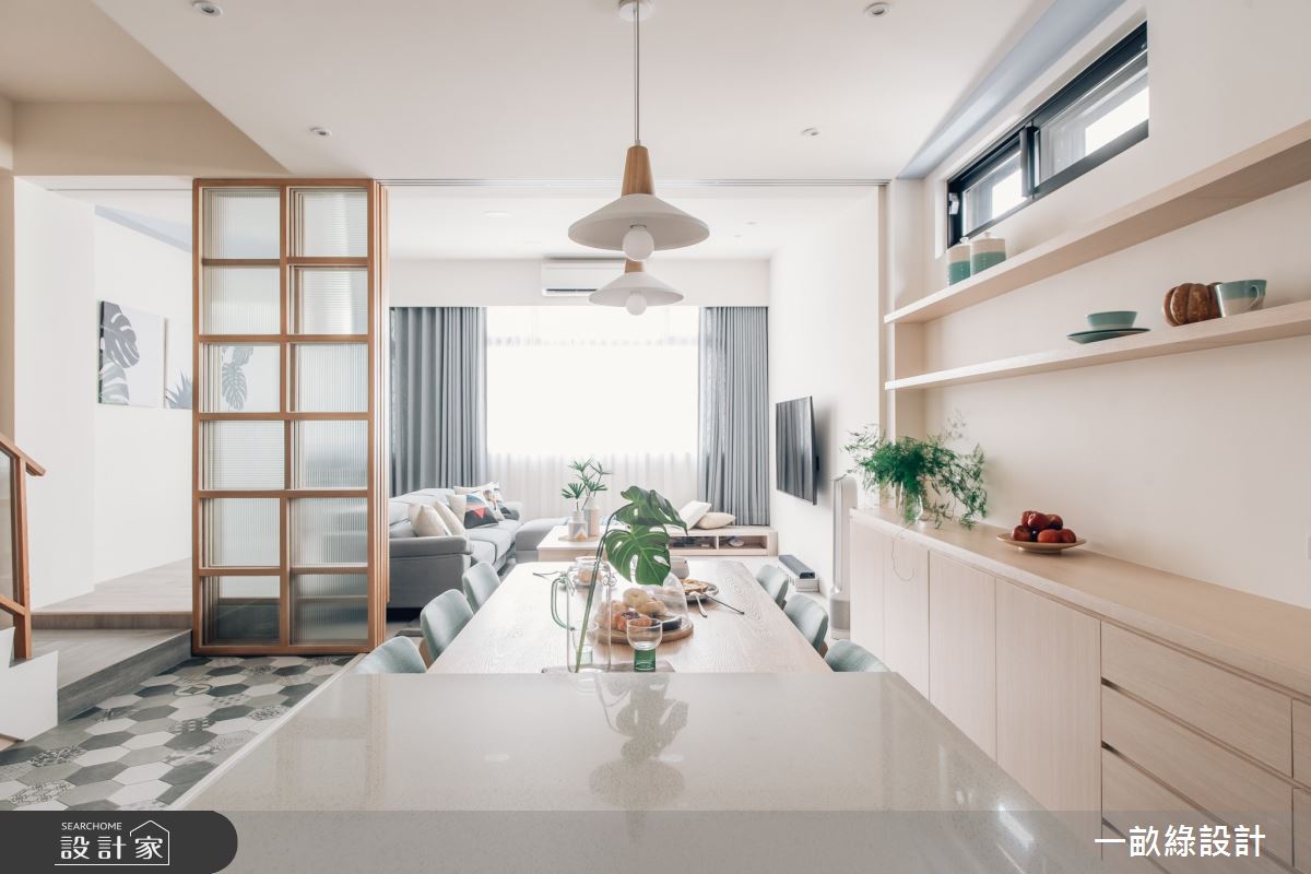 47坪毛胚屋＿日式混搭風客廳餐廳案例圖片＿一畝綠設計＿一畝綠_37之12
