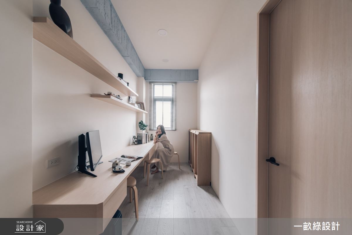 47坪毛胚屋＿日式混搭風書房工作區案例圖片＿一畝綠設計＿一畝綠_37之16