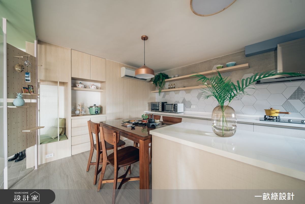 32坪中古屋(5~15年)＿混搭風餐廳廚房案例圖片＿一畝綠設計＿一畝綠_38之3