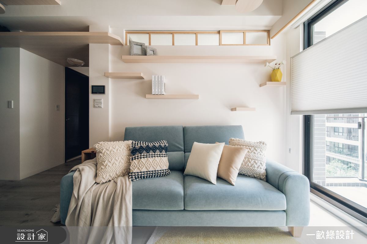 22坪新成屋(5年以下)＿日式無印風客廳案例圖片＿一畝綠設計＿一畝綠_39之8