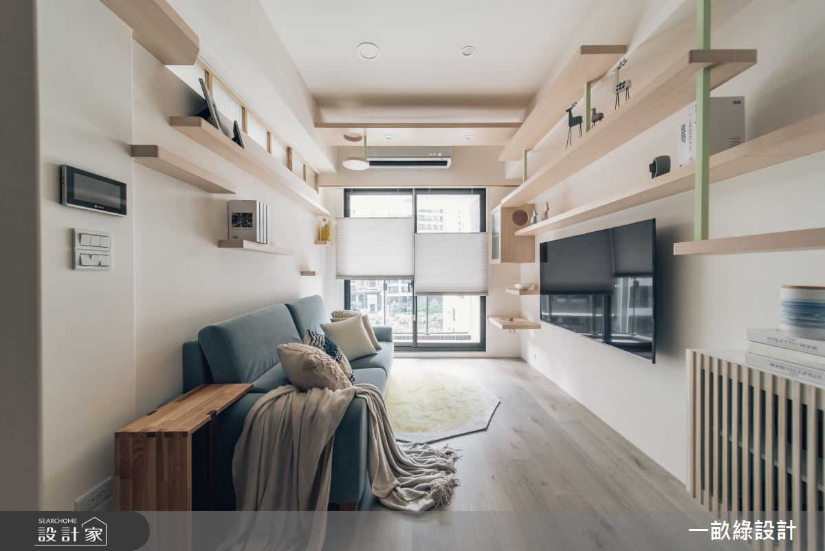 22坪新成屋(5年以下)＿日式無印風客廳案例圖片＿一畝綠設計＿一畝綠_39之6