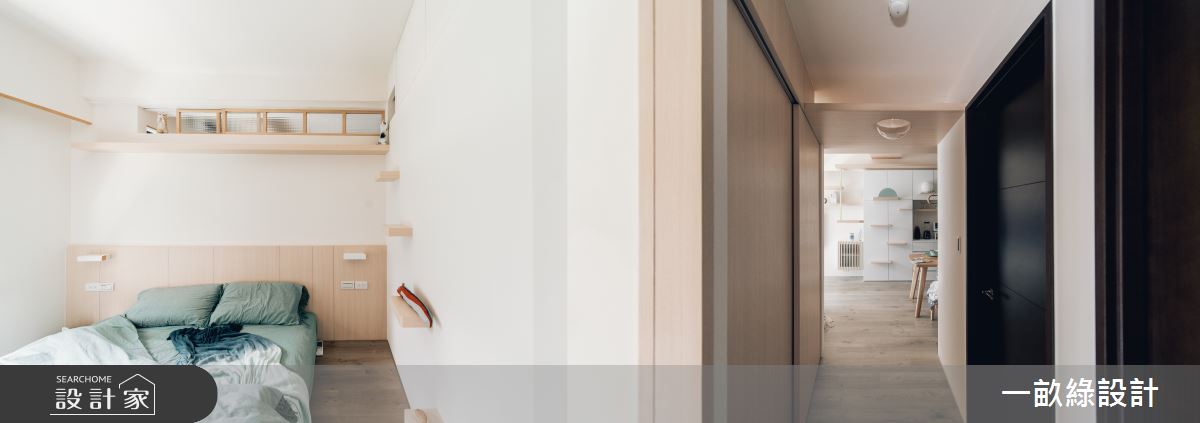 22坪新成屋(5年以下)＿日式無印風臥室走廊案例圖片＿一畝綠設計＿一畝綠_39之21
