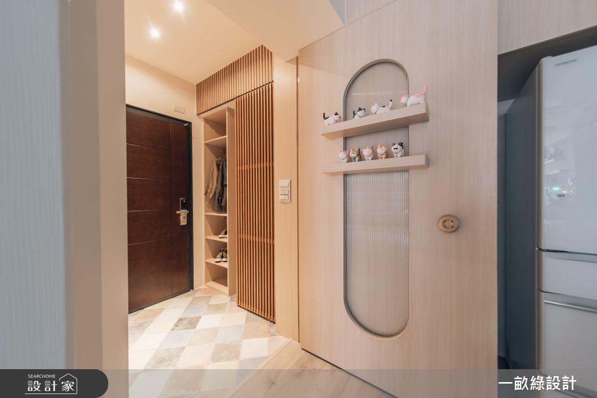 22坪新成屋(5年以下)＿日式無印風玄關案例圖片＿一畝綠設計＿一畝綠_39之2