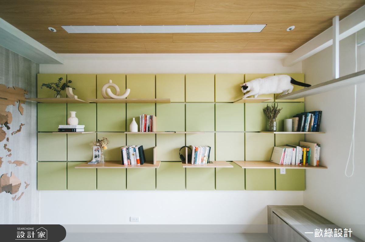 32坪新成屋(5年以下)＿日式混搭風書房工作區案例圖片＿一畝綠設計＿一畝綠_42之1